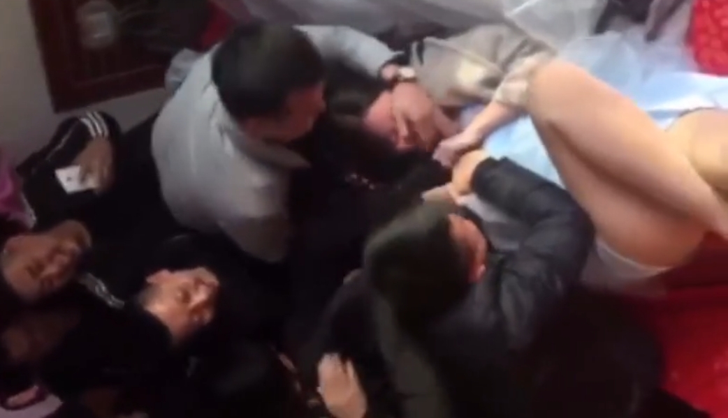Real Life Forced Gangbang Viral Clip