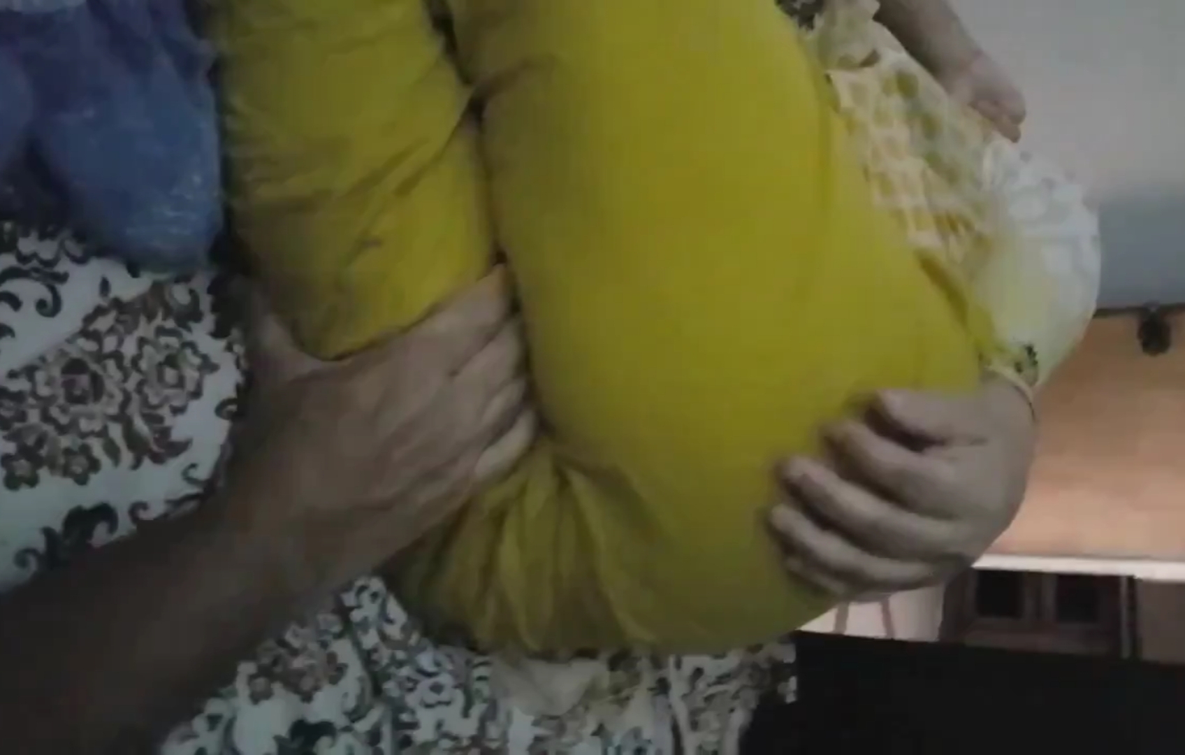 Real Son Touching Sleeping Mom’s Pussy