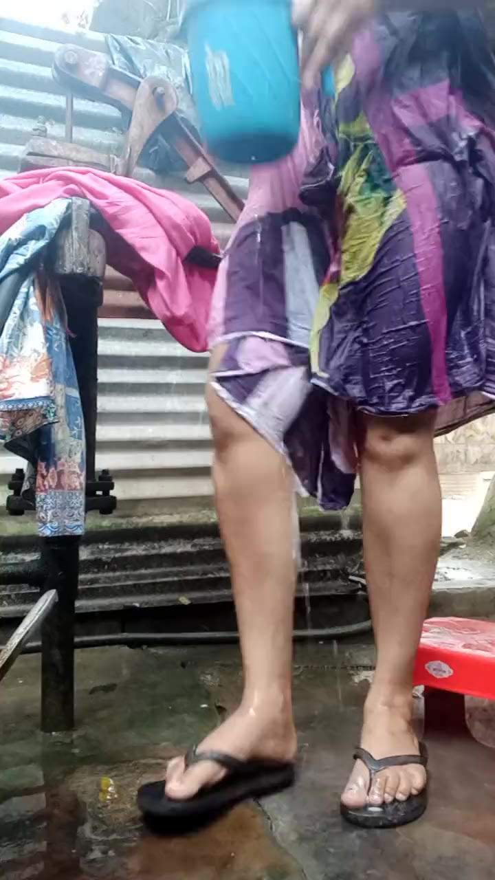 Self-Made Bath Recording Video For Boyfriend