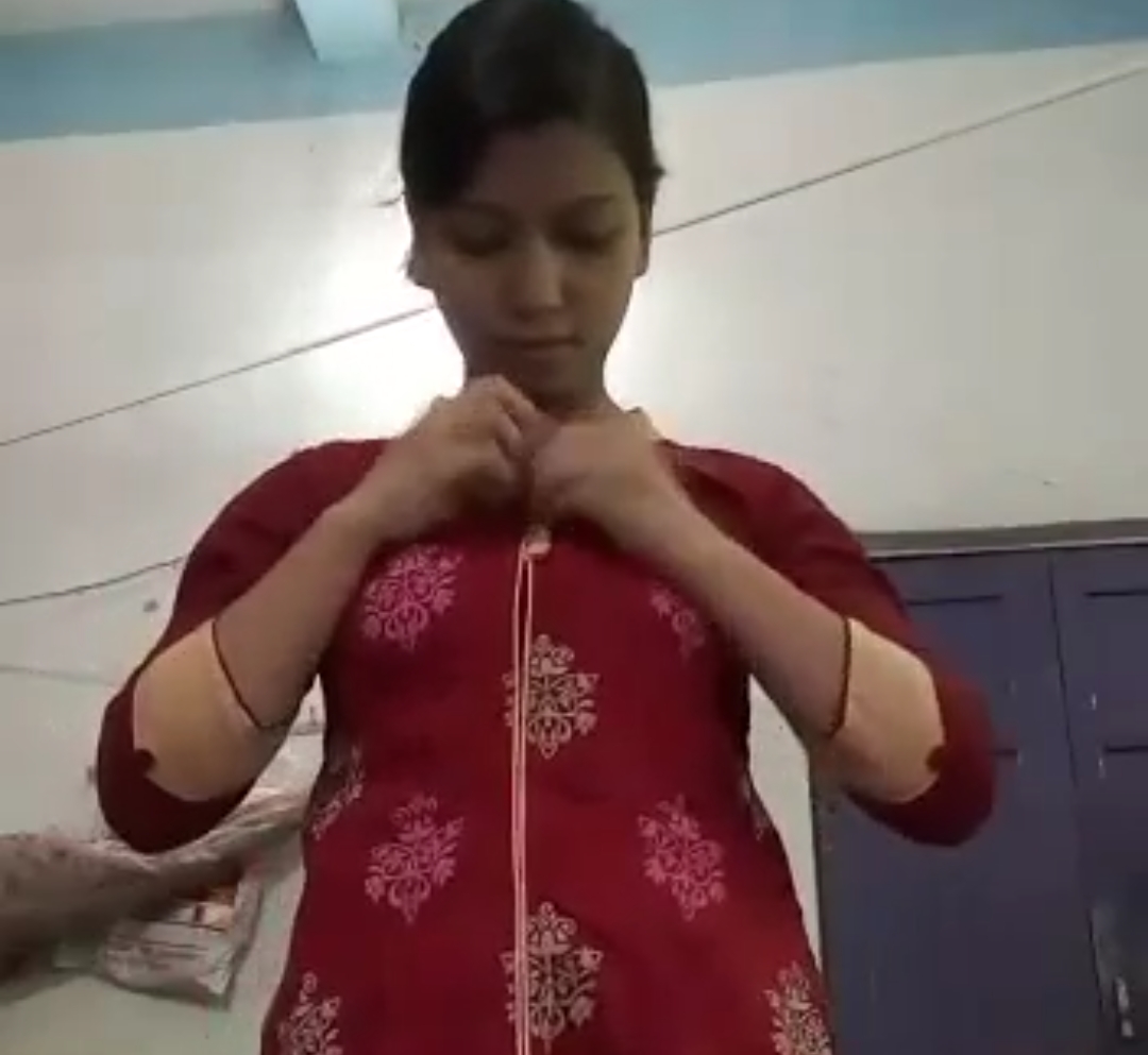 Young Girl Stripping For BF At Home