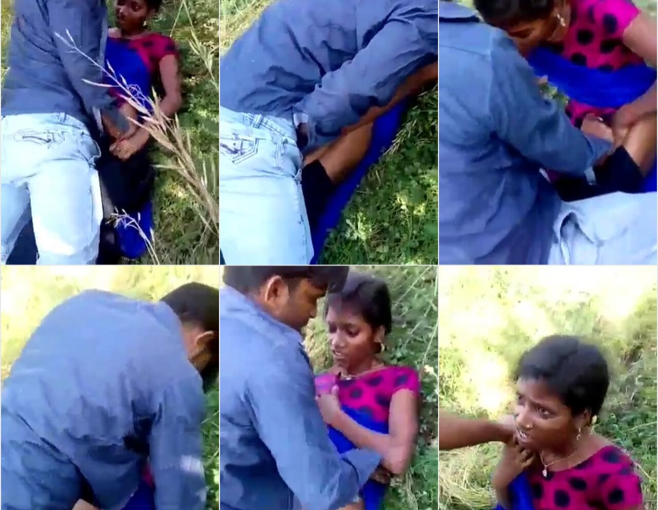 Girl Forcefully Fucked After Getting Caught (Real Gangbang)