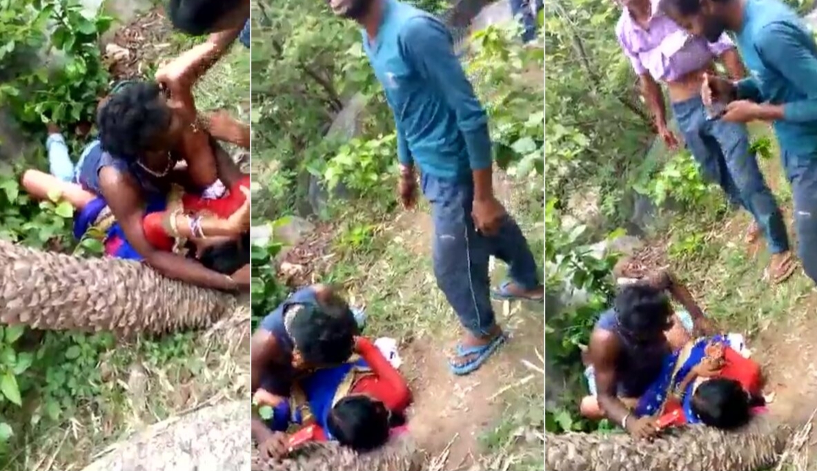 Girl Forcefully Gangbanged By Locals At Forest (DarkClip)