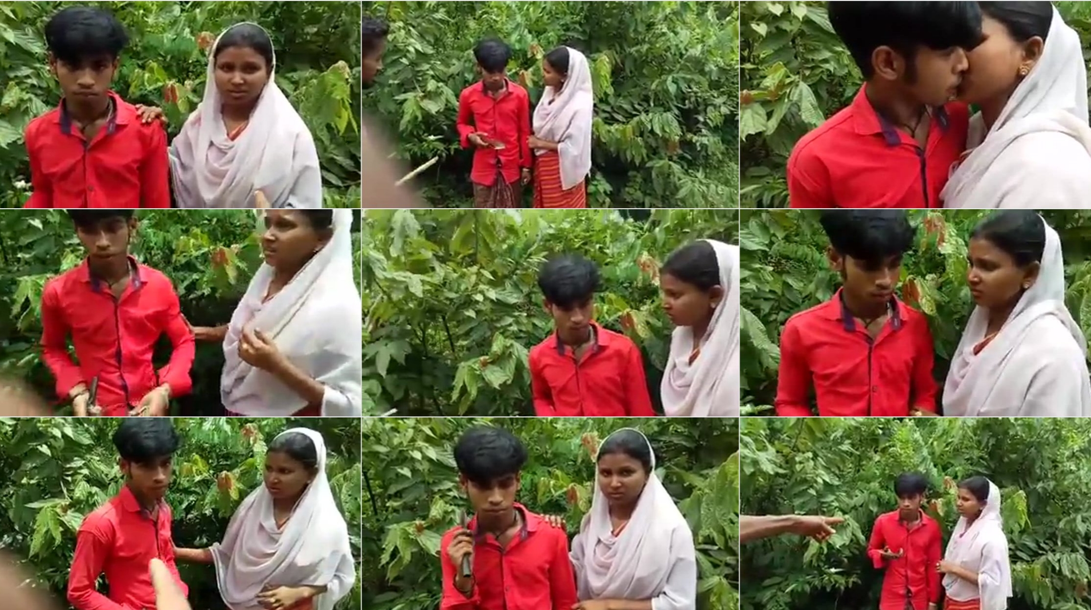 Boy And Girl Caught And Forced To Show Them