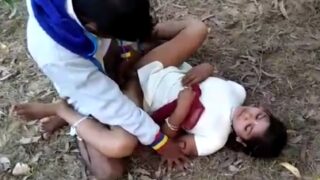 Girl Get Gangbang Sex At Forest