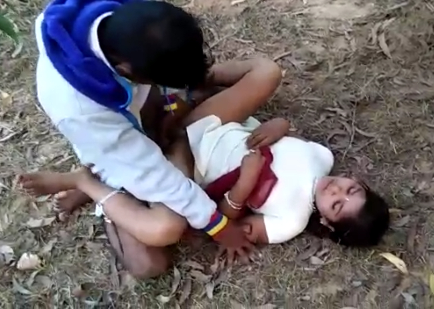 Girl Get Gangbang Sex At Forest