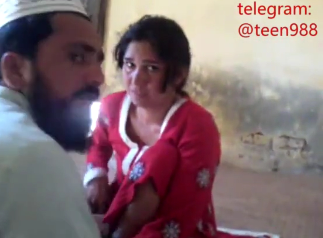 Girl Blackmailed And Crying While Getting Forced