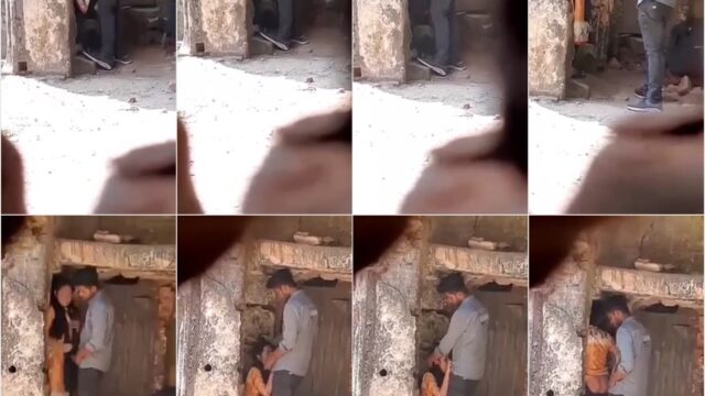 Secret Affairs Between Cousin Outside Caught By Hidden Camera