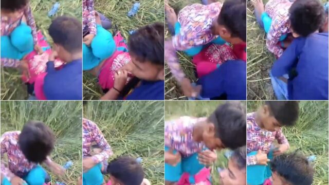 Two Boys Fuck Alone Girl Forcefully In Field