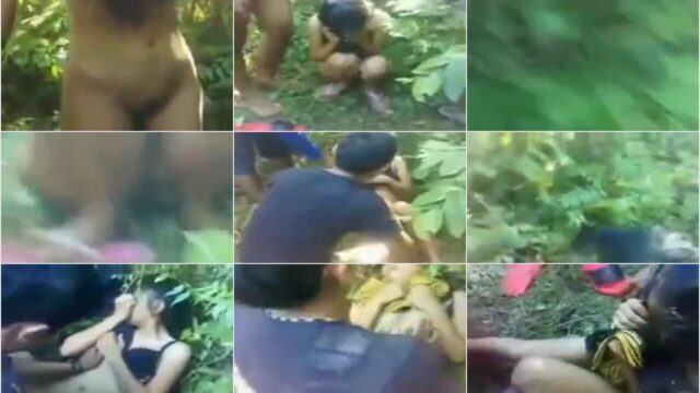 Girl Forcefully Gangbanged After Caught (DarkClip)