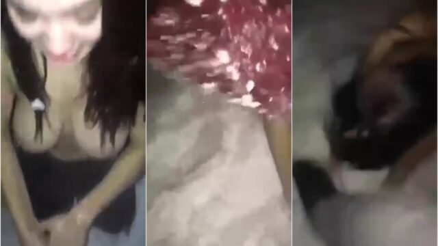 Crying Girl Forcefully Stripped In Snow By Gang