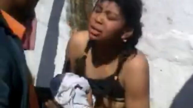 After Caught Girl Get Forced By Locals