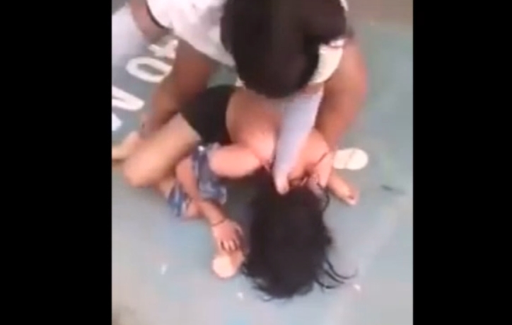 Girl Beaten And Stripped In Public Place (DarkClip)