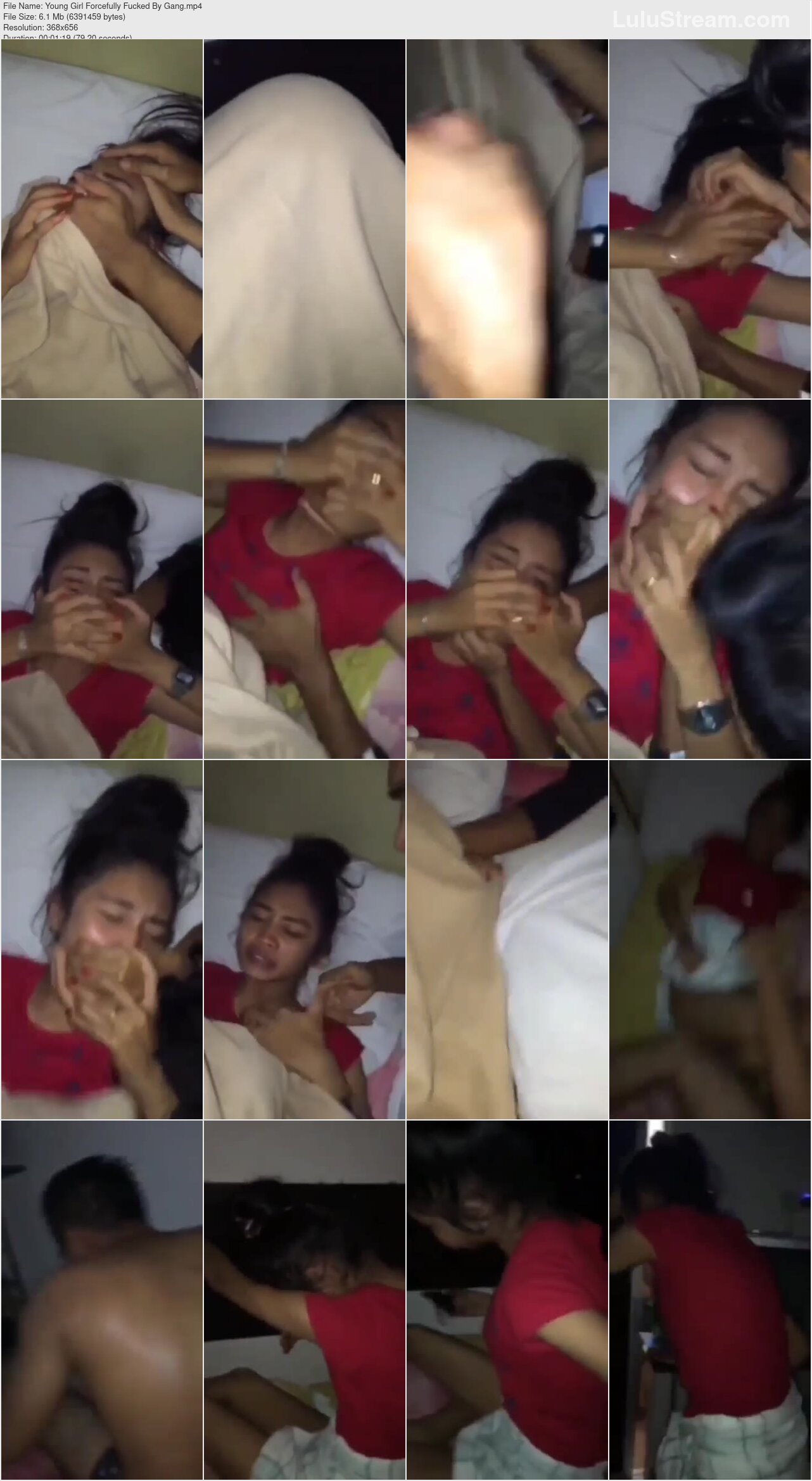 Young Girl Forcefully Fucked By Gang