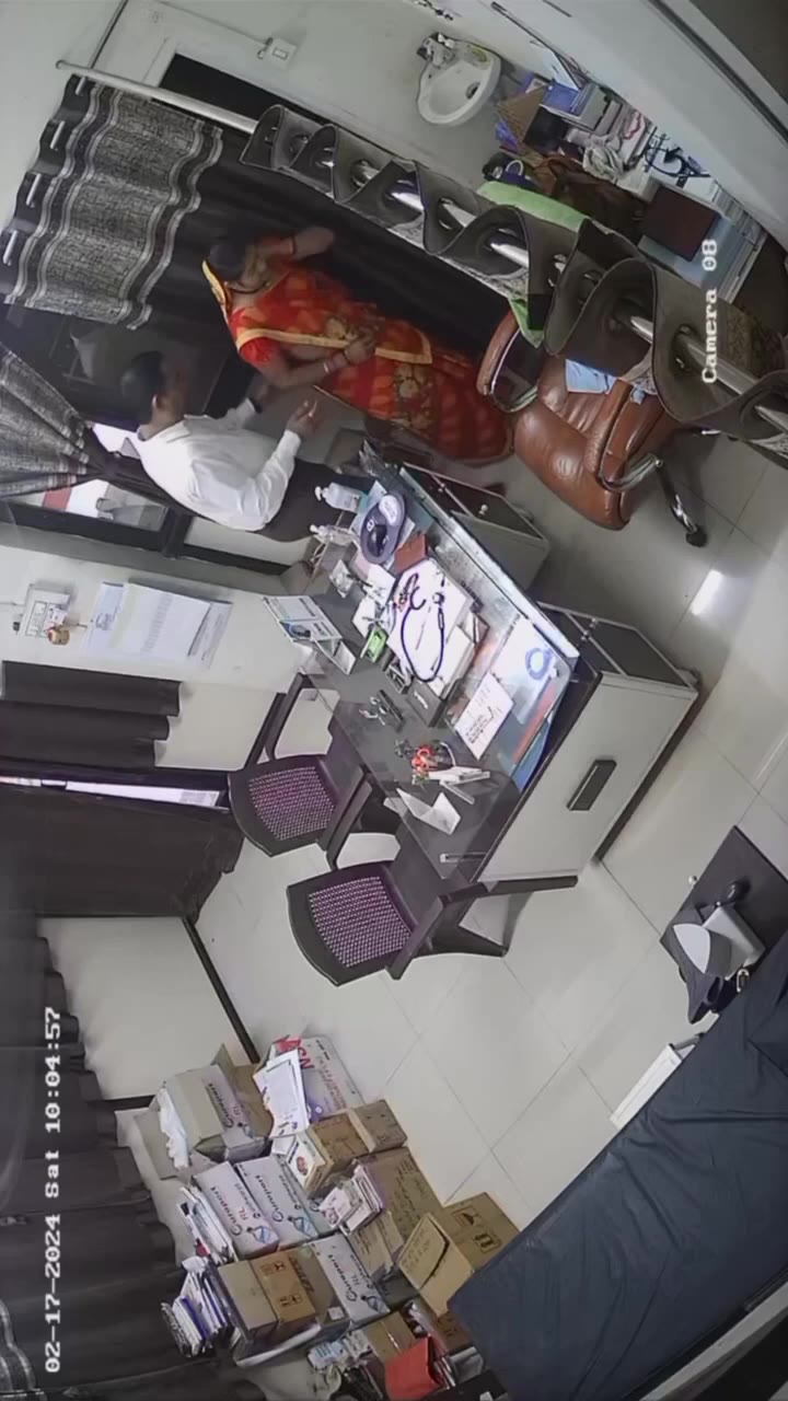 Doctor Trying To Fuck His Patients Caught By CCTV Camera