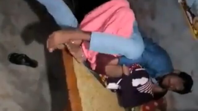 Girl Getting Blackmailed By 2 People At Home