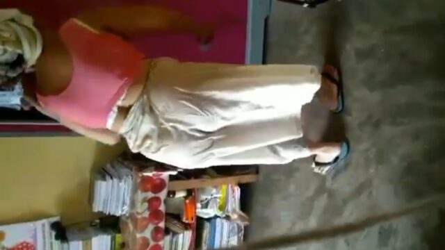 Mother Get Recorded By Son Infront Of