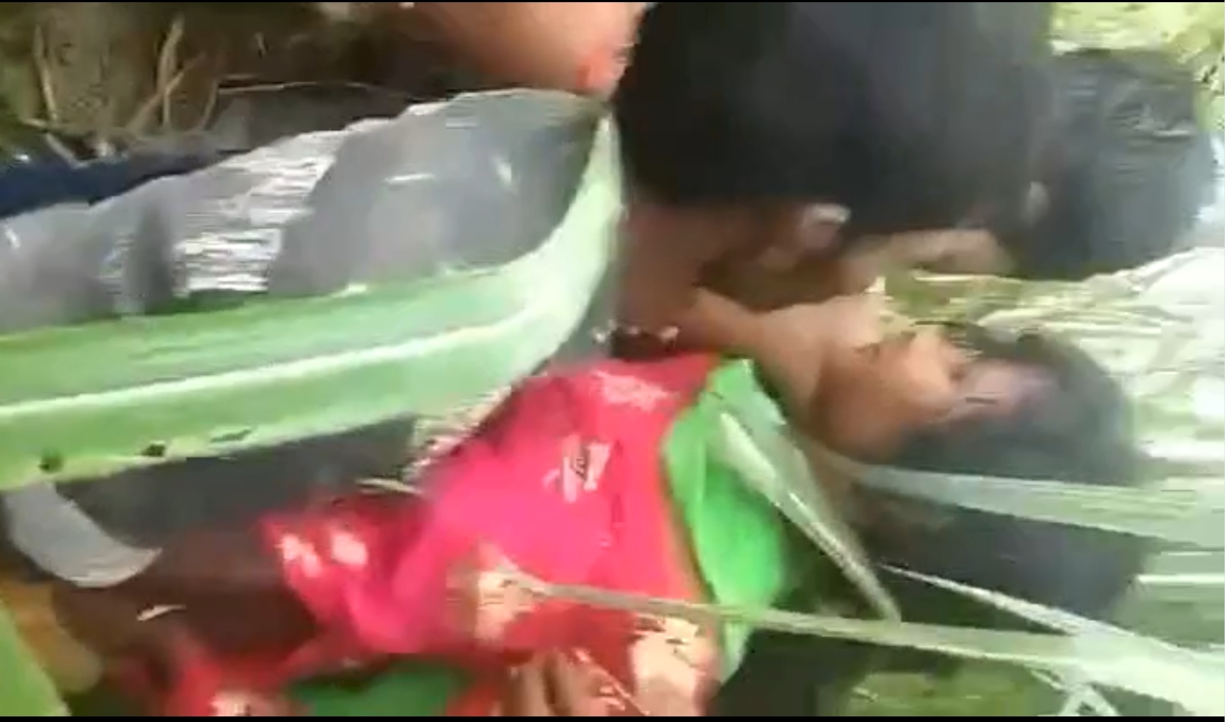 Village Girl Getting Forced In Field By 3 Men