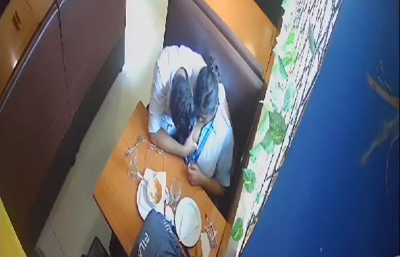 School Girl Caught In Restuarant On Hidden Camera
