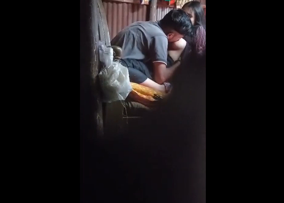 Brother-Sisters Sex Caught On Peephole Spy