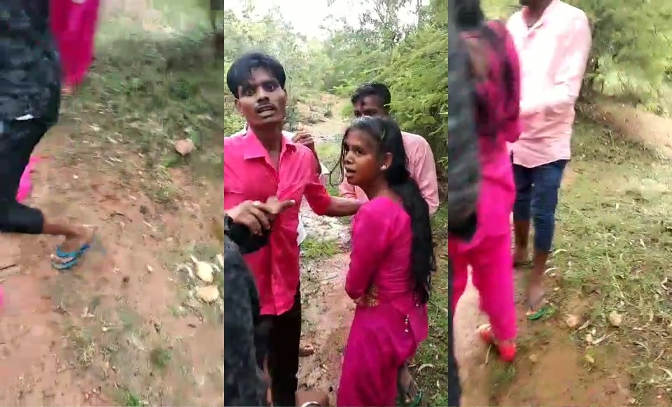 Boy And Girl Caught By Locals And Forced (DarkClip)