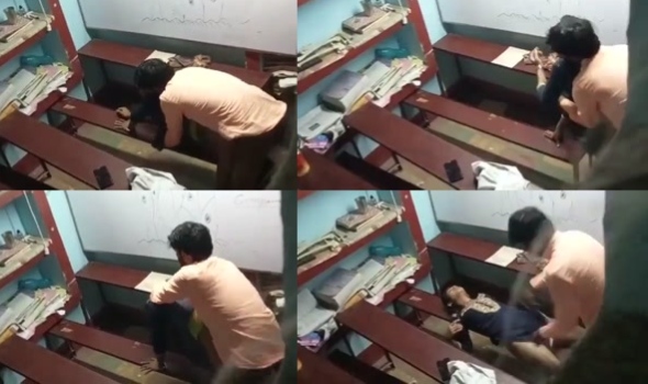 Teacher Blackmail Sex With Student In Classroom