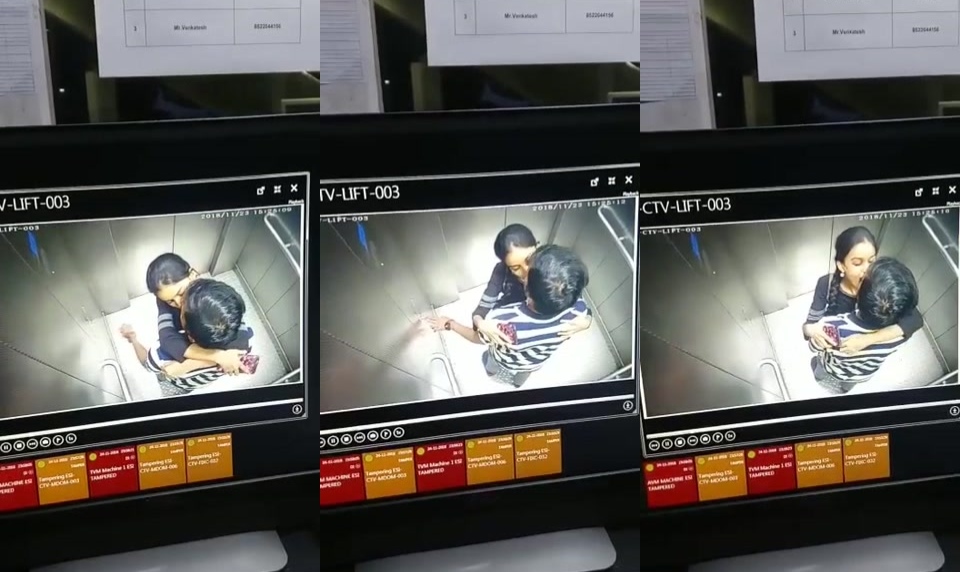 Boy And Girl Intimate Caught On Hidden Camera